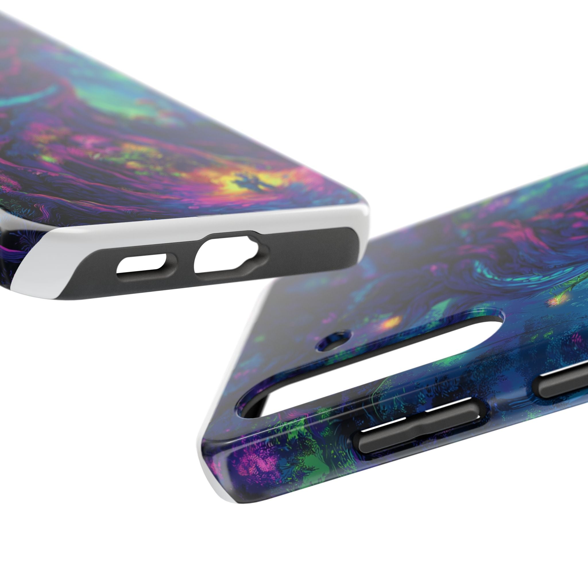 Psychedelic Tree Tough Phone Cases