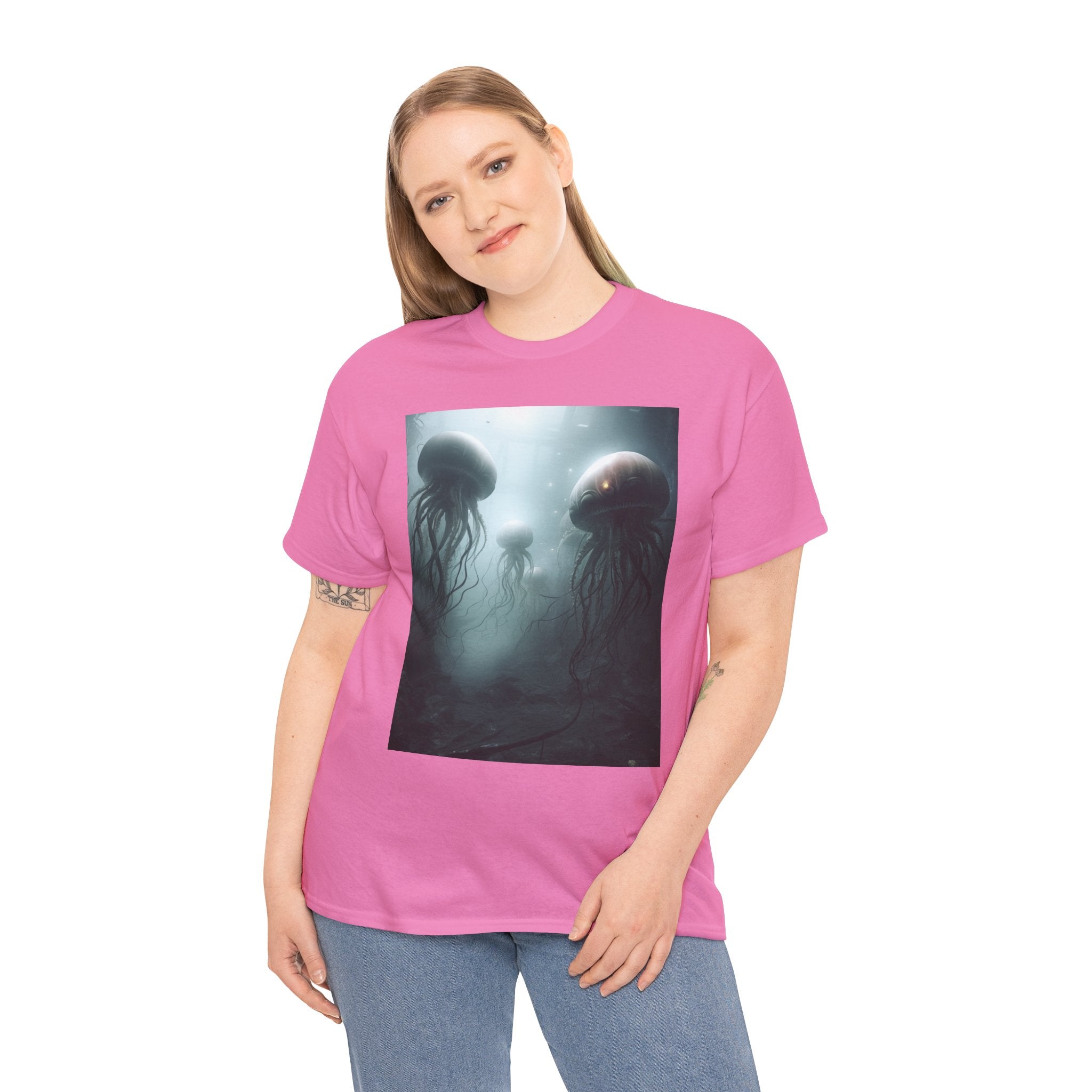 Alien Jellyfish Unisex Heavy Cotton Tee