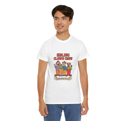 Clown Siblings Unisex Heavy Cotton Tee