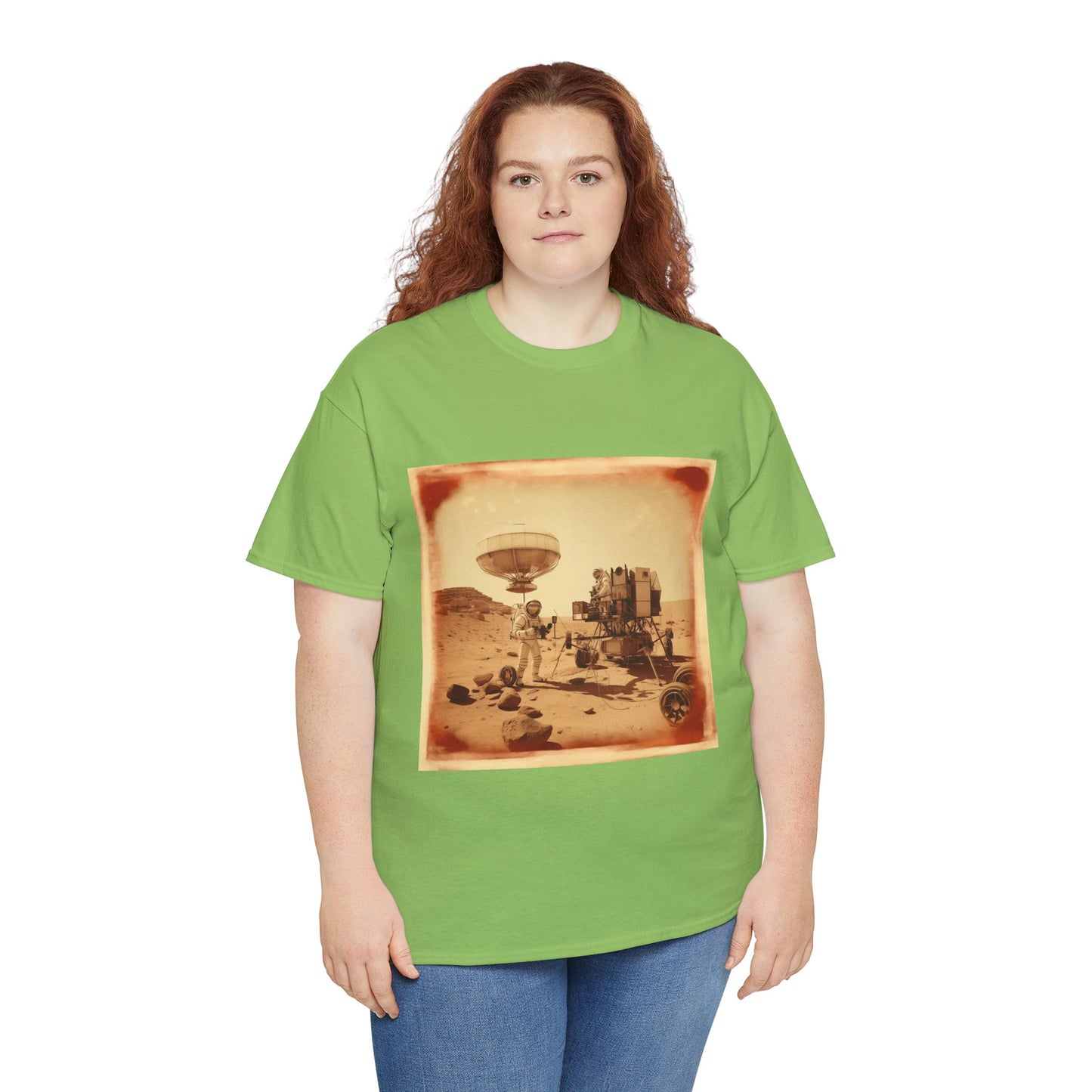 Martian Polaroid Unisex Heavy Cotton Tee