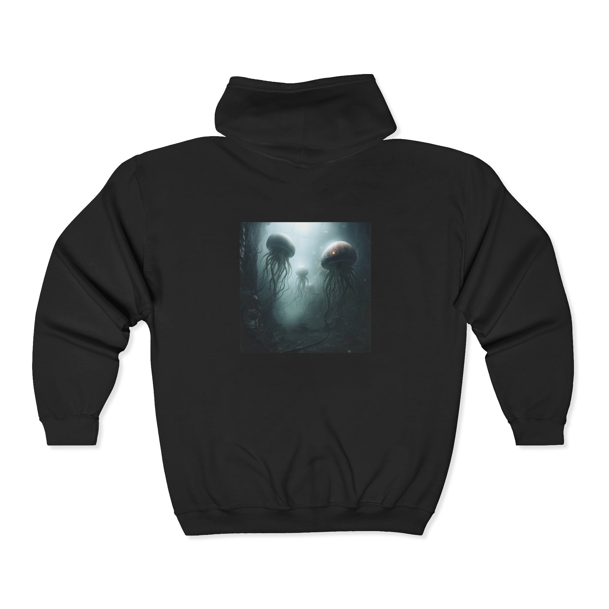 Alien Jellyfish Unisex Heavy Blend Full Zip Hooded Sweatshirt