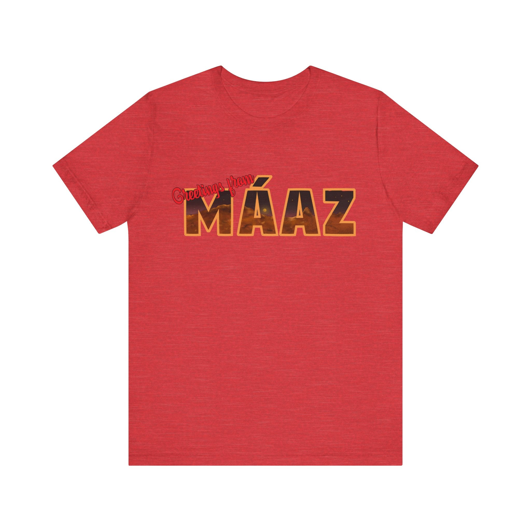 Greetings from Máaz Unisex Jersey Short Sleeve Tee