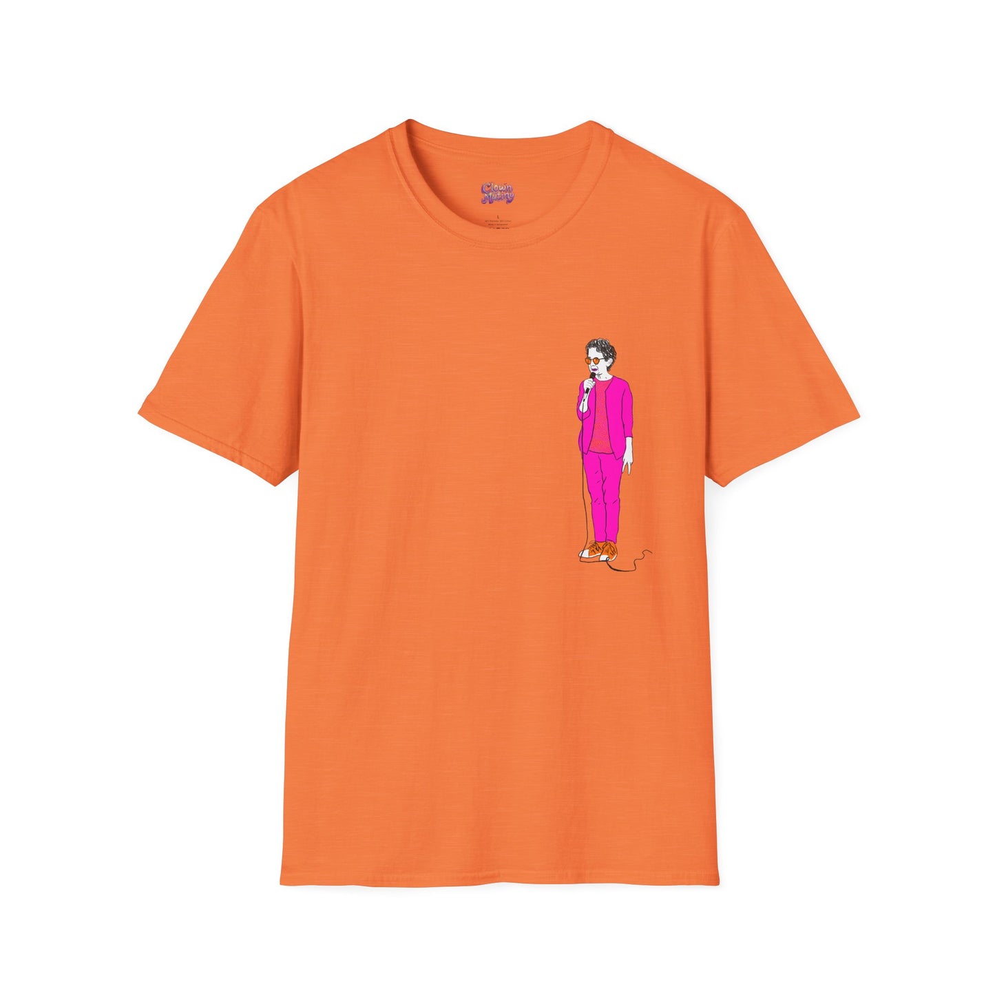 Draw and Guffaw Loren K Little Old Lady Unisex Softstyle T-Shirt